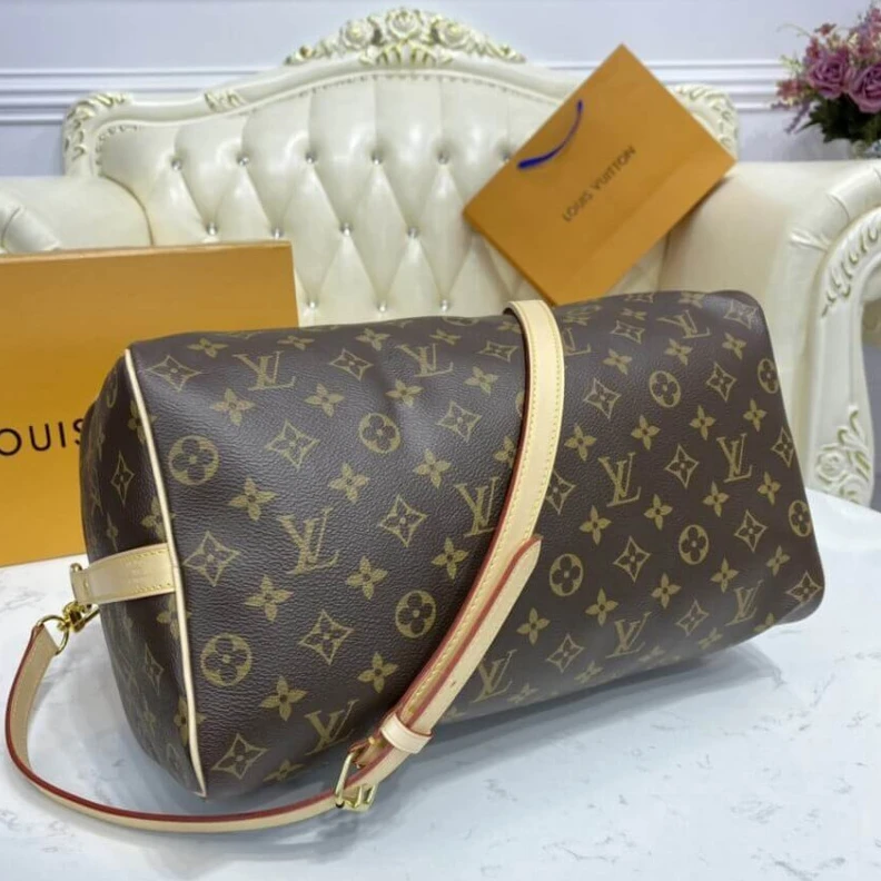 Replica bag Textile l Louis Vuitton Monogram Speedy Bandouliere 35