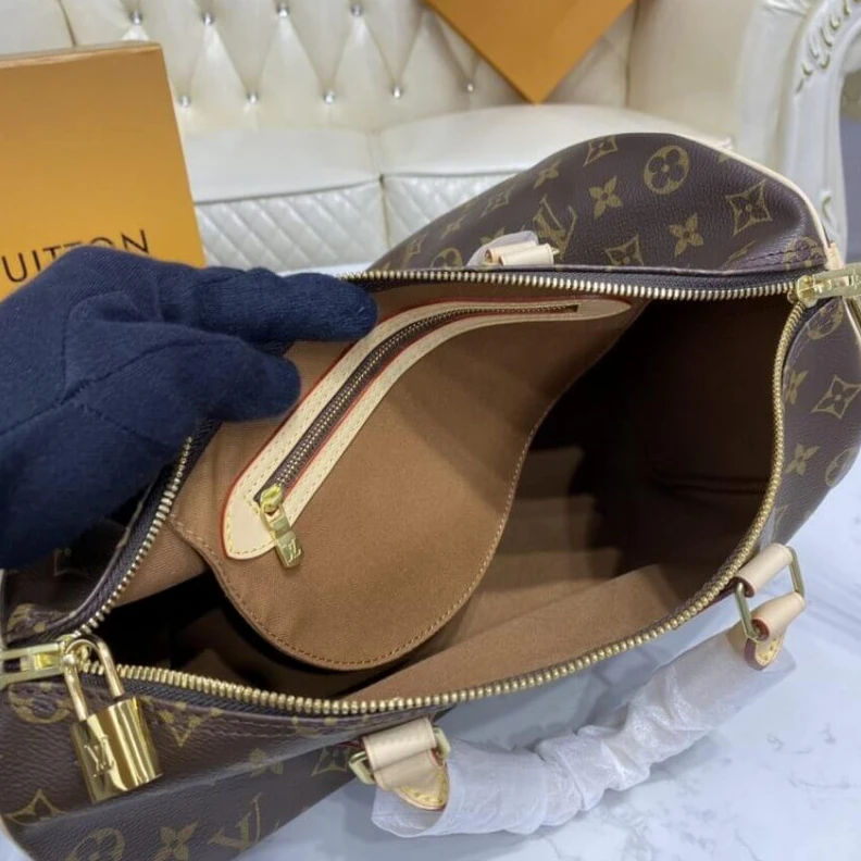 Replica bag Textile l Louis Vuitton Monogram Speedy Bandouliere 35