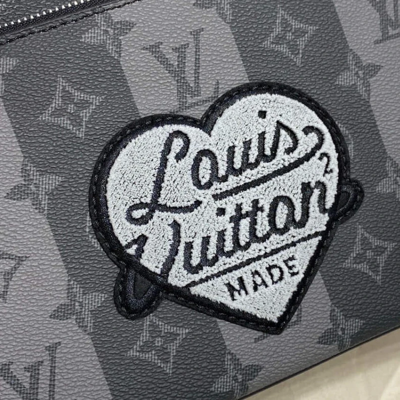 Replica bags Textile l Louis Vuitton Monogram Stripes Black Trio Messenger