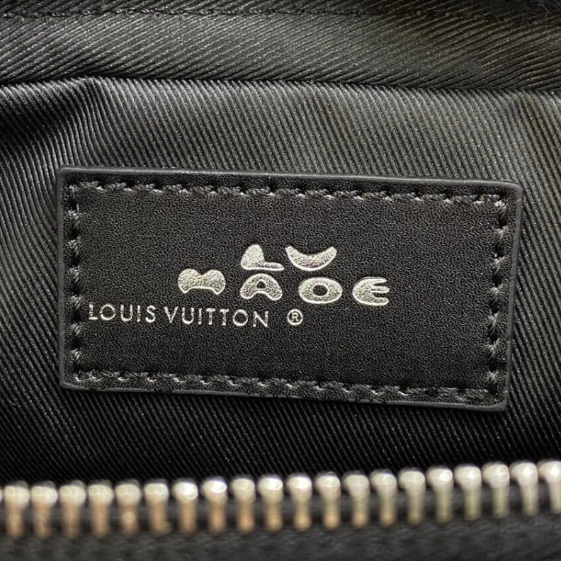 Replica bags Textile l Louis Vuitton Monogram Stripes Black Trio Messenger