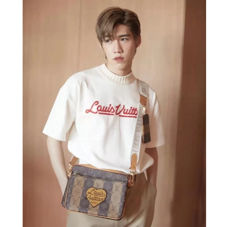 Mythick.ru ® Louis Vuitton Monogram Stripes Brown Trio Messenger