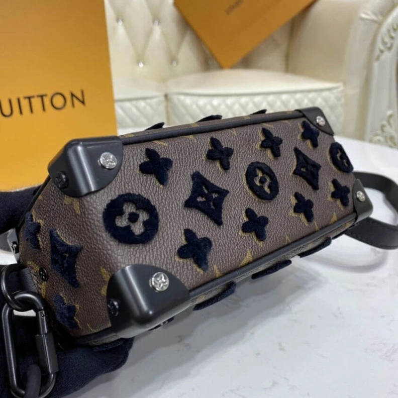 Mythick ru Embroider Louis Vuitton Monogram Tuffetage Mini Soft Trunk