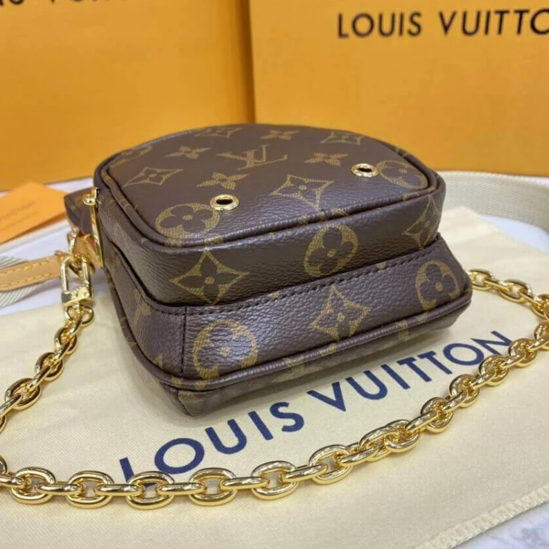 Replica bags Chain: Re Louis Vuitton Monogram Utility Phone Sleeve M80746