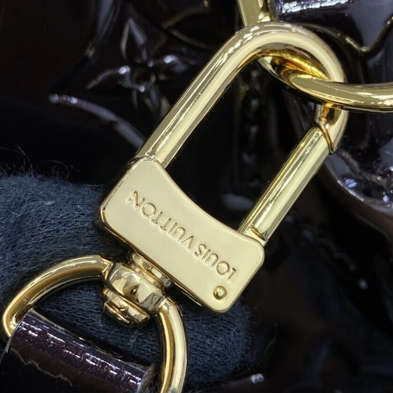 Top lv Out of all Louis Vuitton Monogram Vernis Leather Alma PM Burgundy