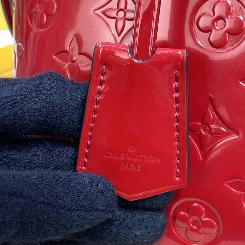 Replica bags Out of all LV Monogram Vernis Leather Alma PM Red