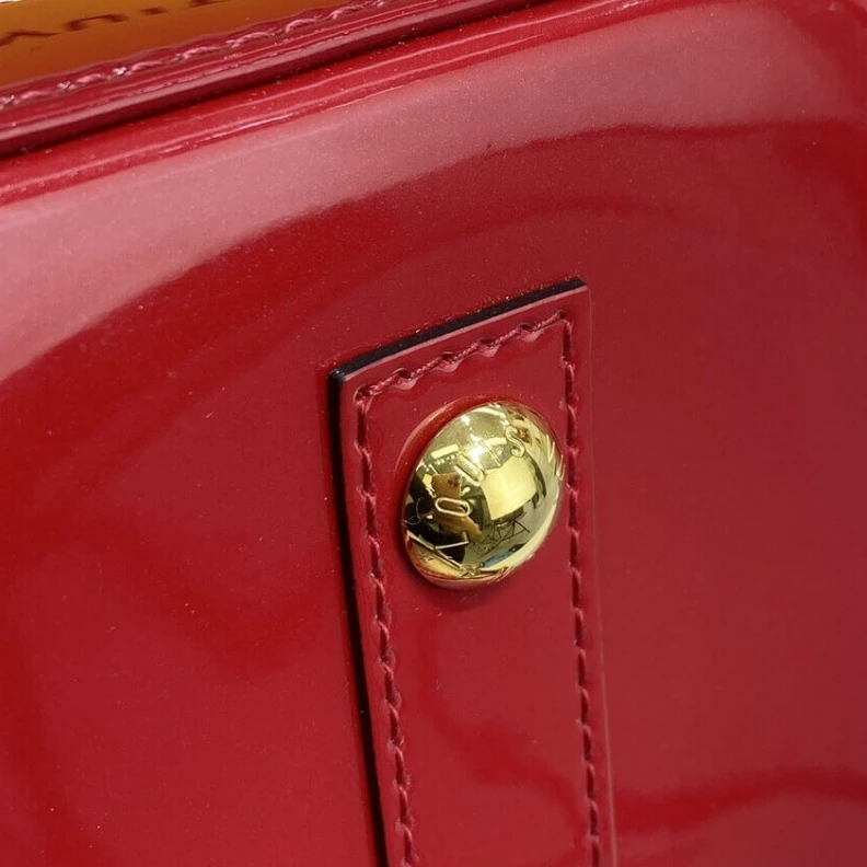 Replica bags Out of all LV Monogram Vernis Leather Alma PM Red