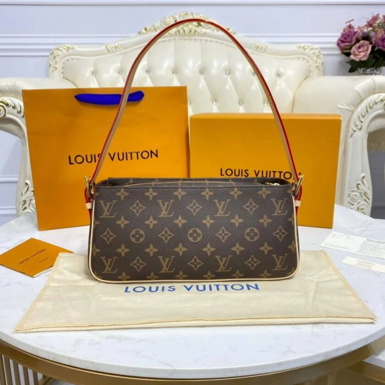 Mythick Strap dro LV Monogram Viva Cite MM