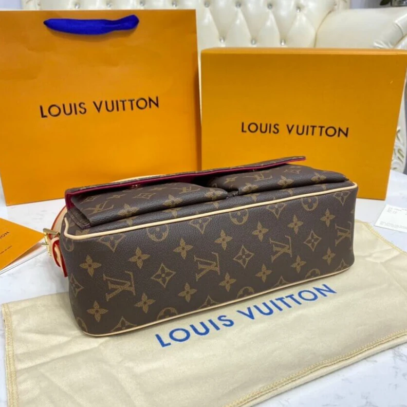Mythick Strap dro LV Monogram Viva Cite MM