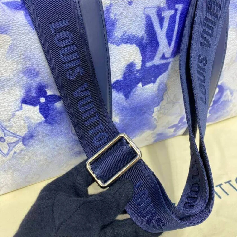 Replica bags lv Flat remo Louis Vuitton Monogram Watercolor Blue New Tote GM