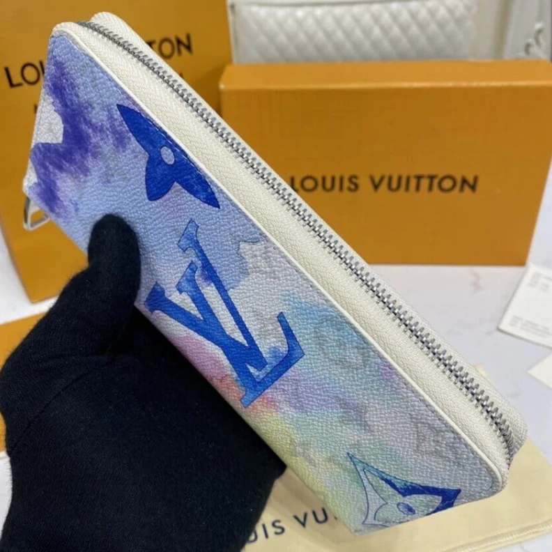 Mythick.ru 2 busines Louis Vuitton Monogram Watercolor Multico Canvas Zippy Wallet Vertical