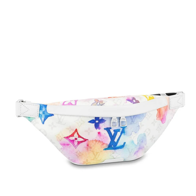 Strap Dro Louis Vuitton Monogram Watercolor Multico Discovery Bumbag PM