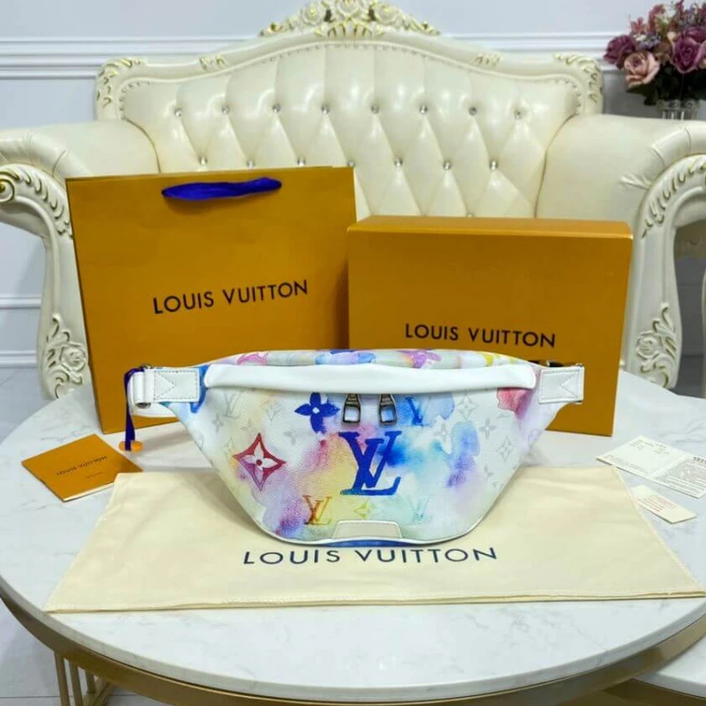 Mythick ru Strap Dro Louis Vuitton Monogram Watercolor Multico Discovery Bumbag PM