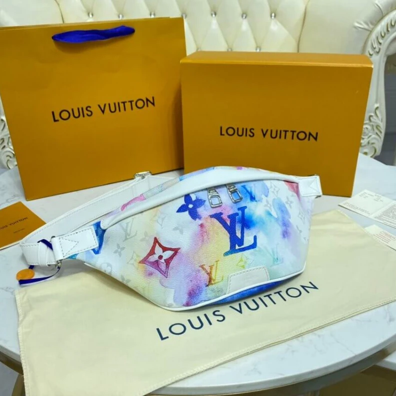 Mythick ru Strap Dro Louis Vuitton Monogram Watercolor Multico Discovery Bumbag PM