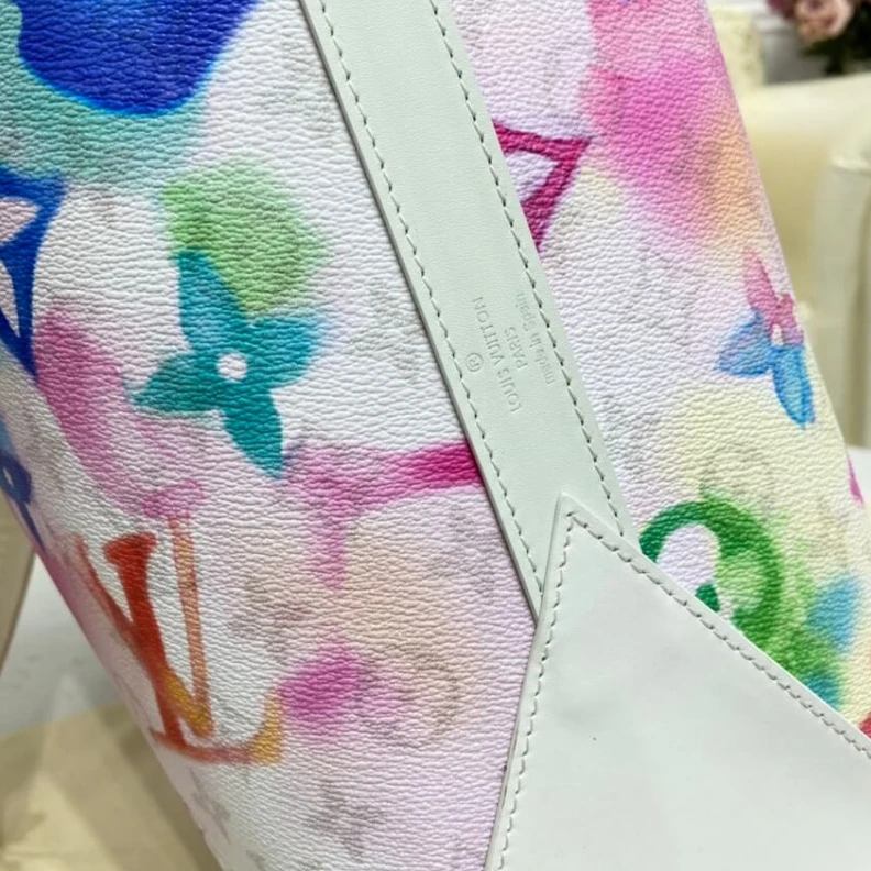 Mythick ru Flat remo Louis Vuitton Monogram Watercolor Multico New Tote GM