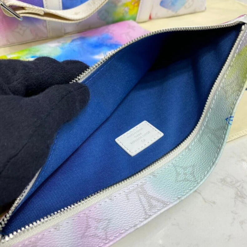 Mythick ru Flat remo Louis Vuitton Monogram Watercolor Multico New Tote GM