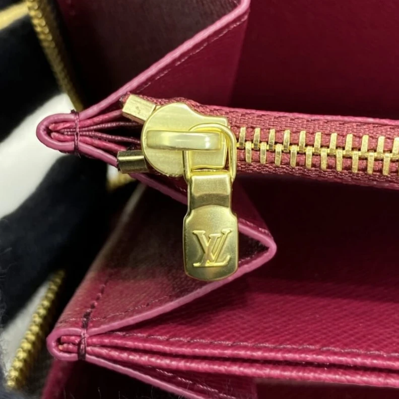 Lv belts replica Grained c Louis Vuitton Monogram Zippy Wallet Fuchsia
