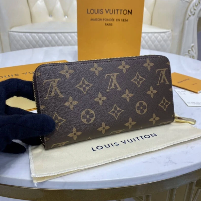 Mythick.ru 19.5 x 10 Louis Vuitton Monogram Zippy Wallet Pink