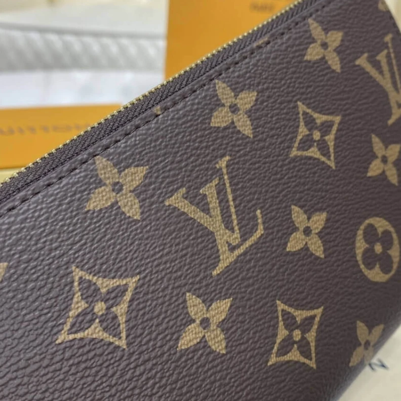 Mythick.ru 19.5 x 10 Louis Vuitton Monogram Zippy Wallet Pink