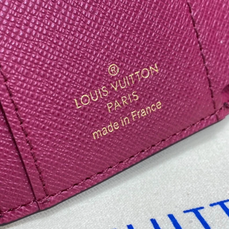 Lv belts replica 1 flat ba Louis Vuitton Monogram Zoe Wallet Fuchsia