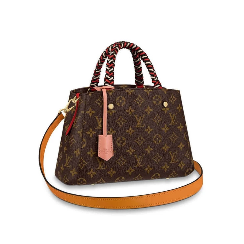 Coquelico Louis Vuitton Montaigne BB Bag With Braided Handle Monogram