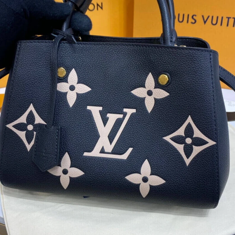 Mythick.ru The Montai Louis Vuitton Montaigne BB Black   Beige