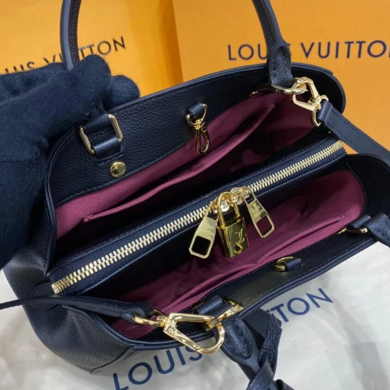 Mythick.ru The Montai Louis Vuitton Montaigne BB Black   Beige
