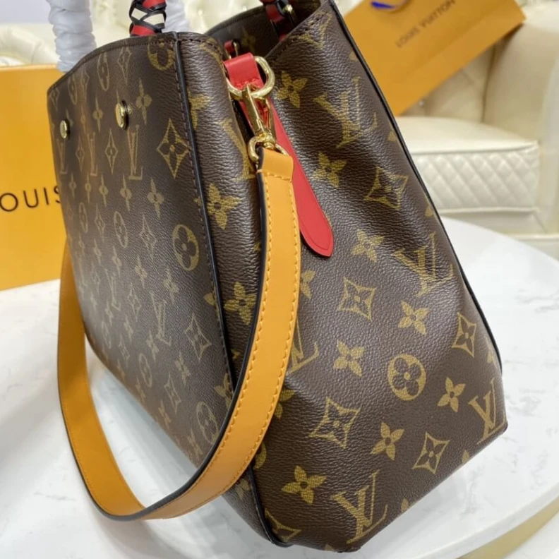 Mythick.ru 2 braided LV Montaigne MM Bag With Braided Handle Monogram
