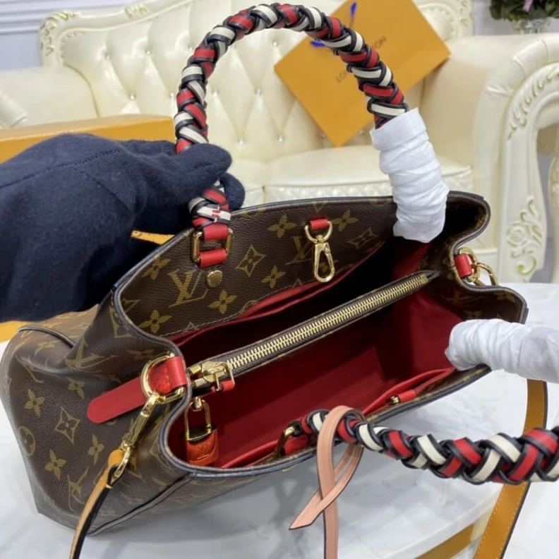 Mythick.ru 2 braided LV Montaigne MM Bag With Braided Handle Monogram