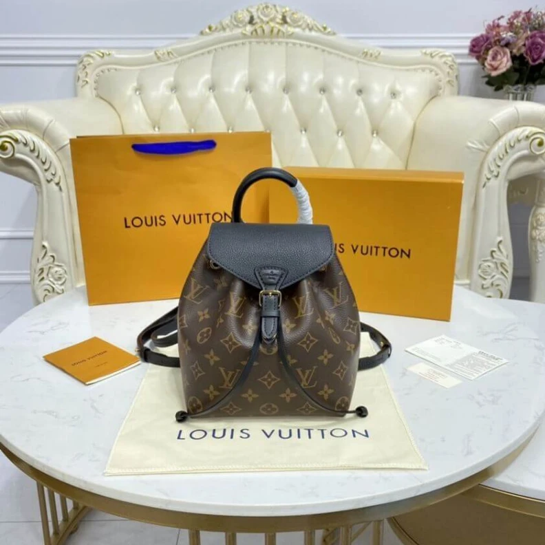 Mythick Goldcolor LV Montsouris BB Backpack Black