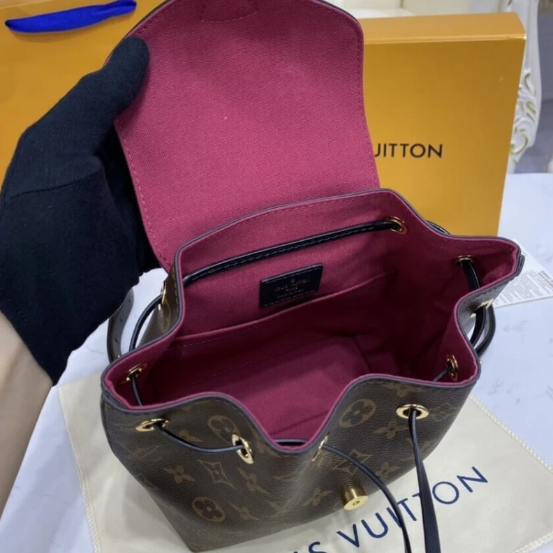 Mythick Goldcolor LV Montsouris BB Backpack Black