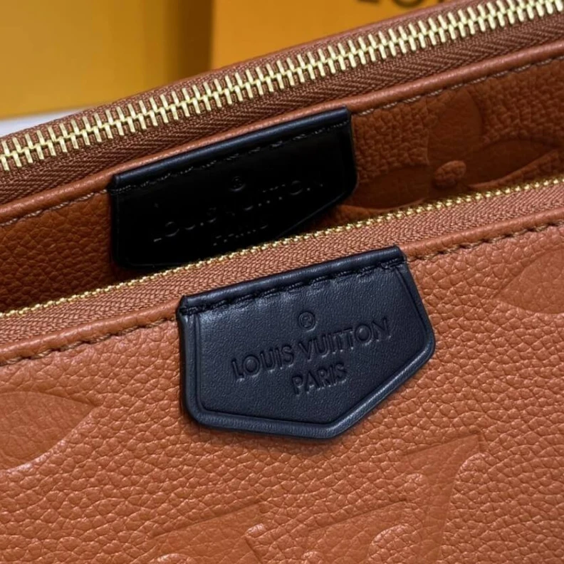 Top lv Chain dro Louis Vuitton Multi Pochette Accessoires Caramel