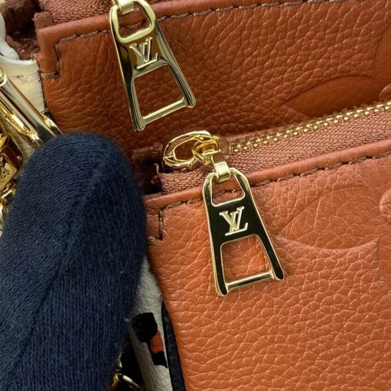 Top lv Chain dro Louis Vuitton Multi Pochette Accessoires Caramel