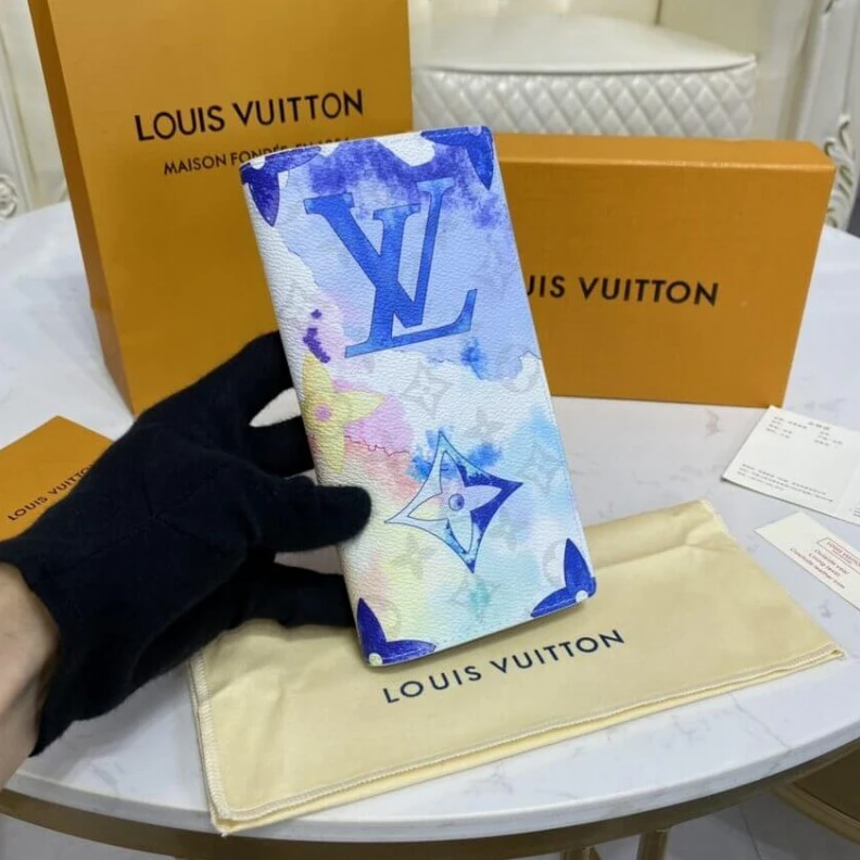 1 gussete Louis Vuitton Multicolor Brazza Wallet