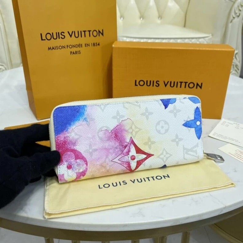 Replica bags Textile l Louis Vuitton Multicolor Zippy Wallet Vertical