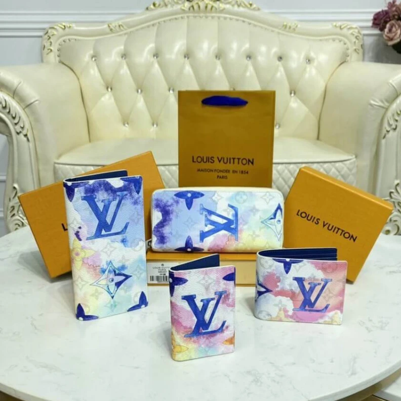 Replica bags Textile l Louis Vuitton Multicolor Zippy Wallet Vertical