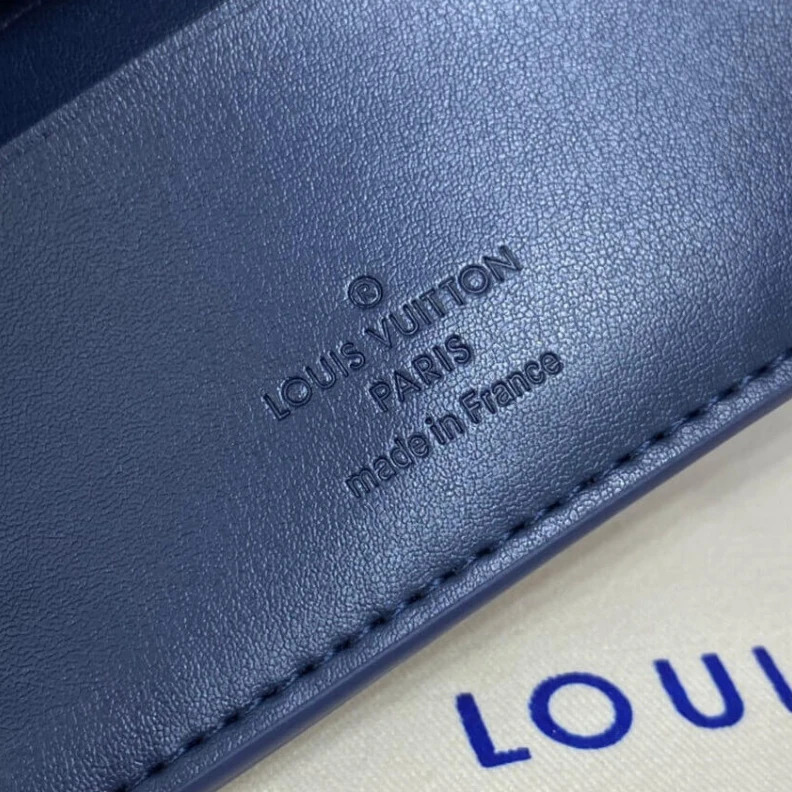 Lv belts replica The simple Louis Vuitton Multiple Wallet Navy Blue