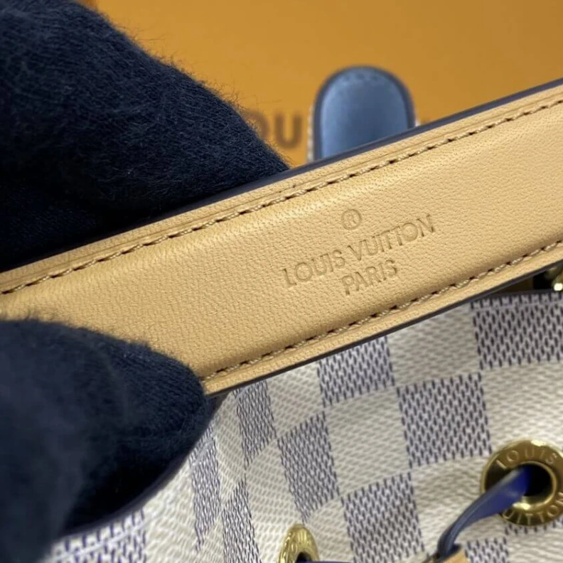 Replica bags lv Goldcolor Louis Vuitton Neonoe MM Blue