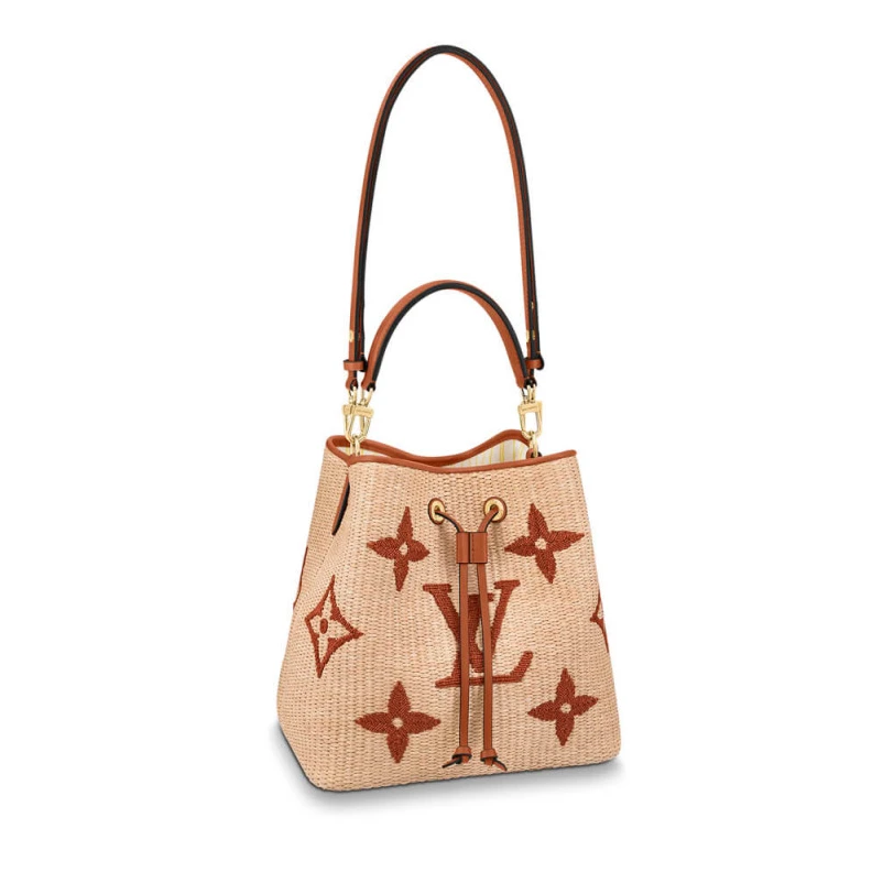 Zipped ce Louis Vuitton Neonoe MM Tan