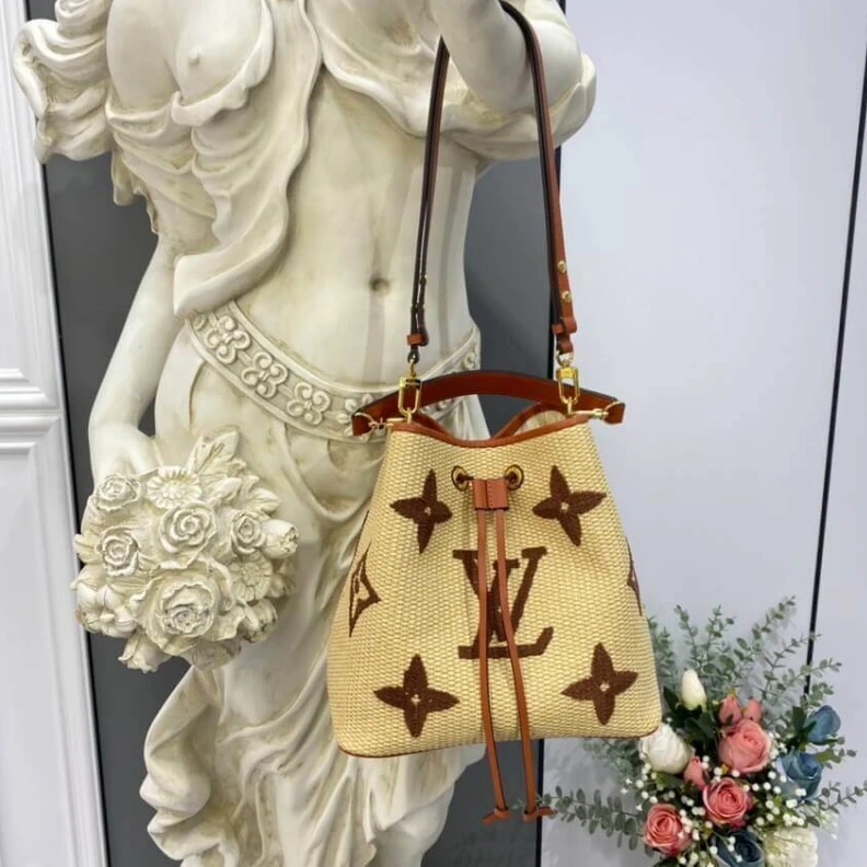 Top lv Zipped ce Louis Vuitton Neonoe MM Tan