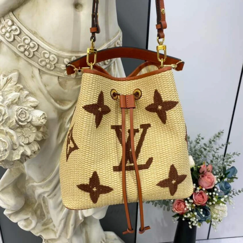 Top lv Zipped ce Louis Vuitton Neonoe MM Tan