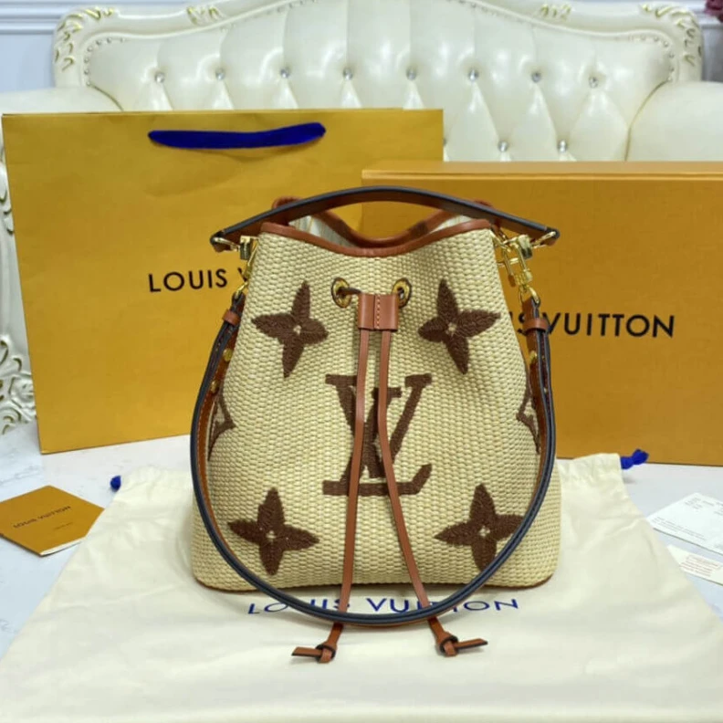Top lv Zipped ce Louis Vuitton Neonoe MM Tan