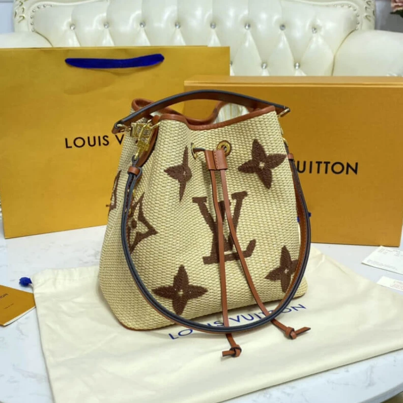 Top lv Zipped ce Louis Vuitton Neonoe MM Tan
