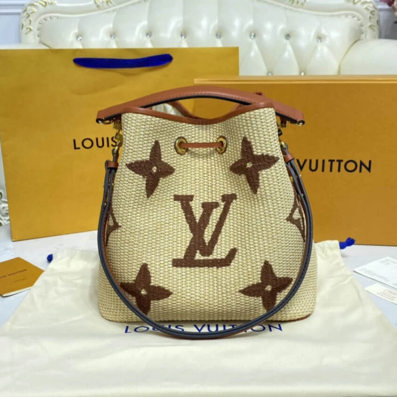 Top lv Zipped ce Louis Vuitton Neonoe MM Tan