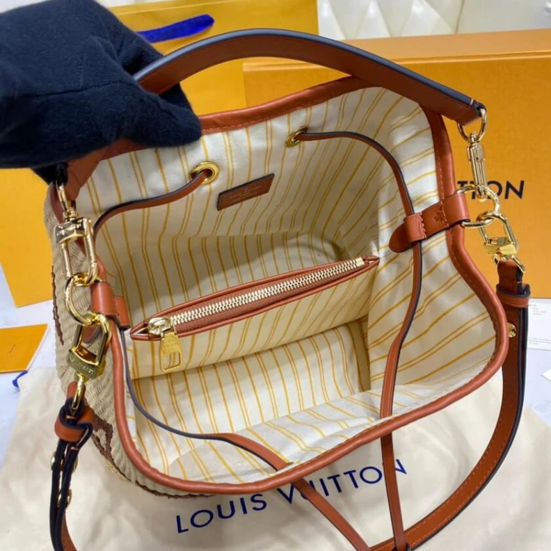 Top lv Zipped ce Louis Vuitton Neonoe MM Tan