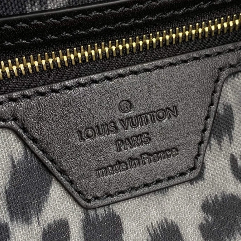Top lv Cowhidele Louis Vuitton Neverfull MM Black