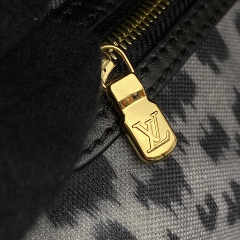Top lv Cowhidele Louis Vuitton Neverfull MM Black