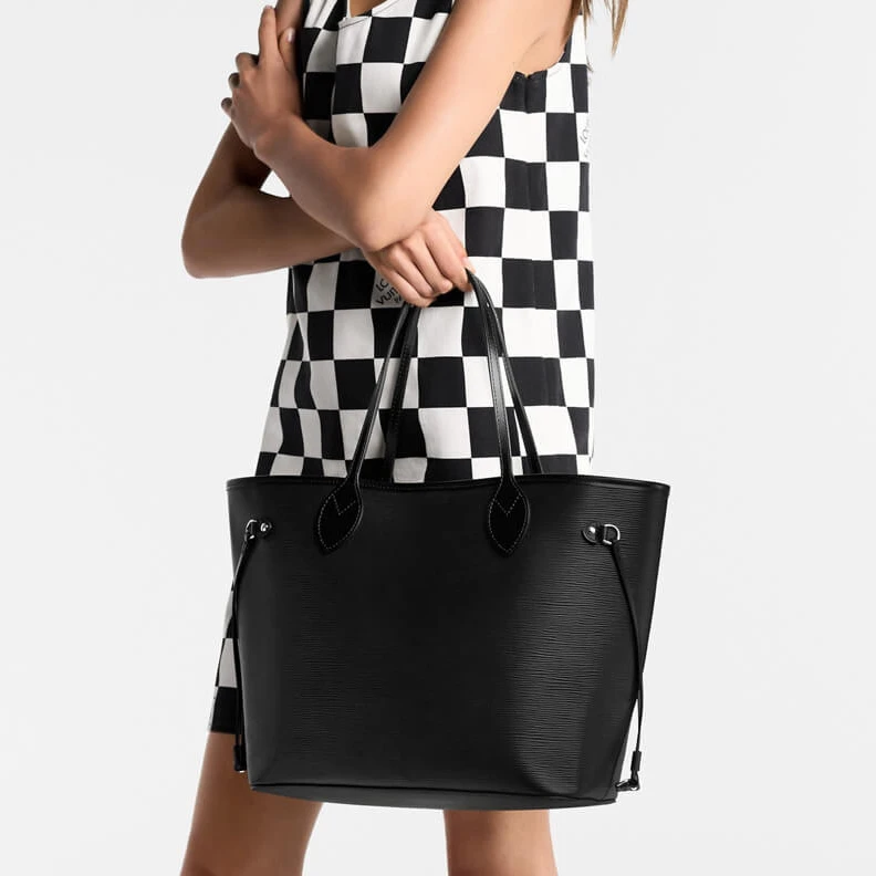 Replica bags Louis Vuitton Neverfull MM Black