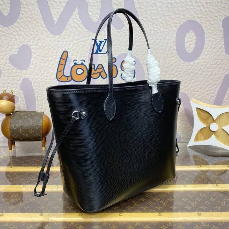 Replica bags Louis Vuitton Neverfull MM Black