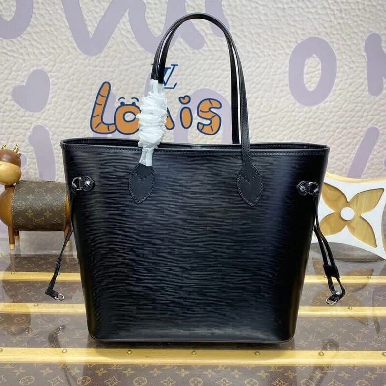 Replica bags Louis Vuitton Neverfull MM Black
