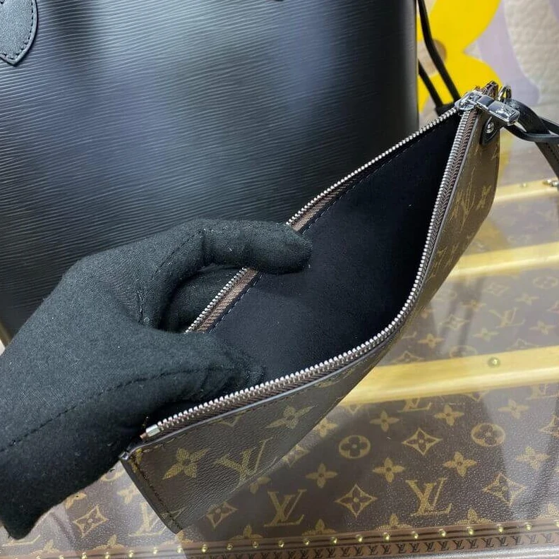 Replica bags Louis Vuitton Neverfull MM Black